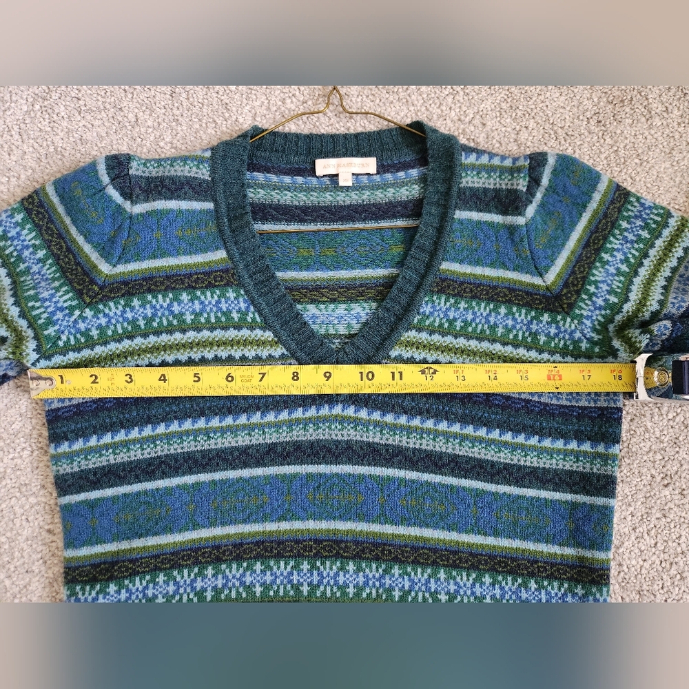 Ann Mashburn Giselle Fairisle Swearer XS - Picture 8 of 11